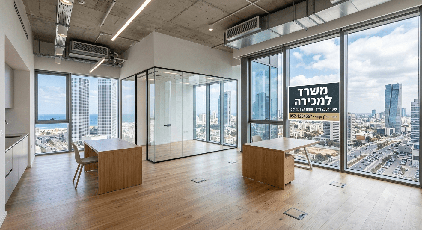 משכנתה לנכס מסחרי ומשרדים